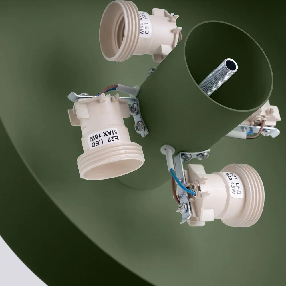 Зелено осветително тяло за таван Blacko – Sollux