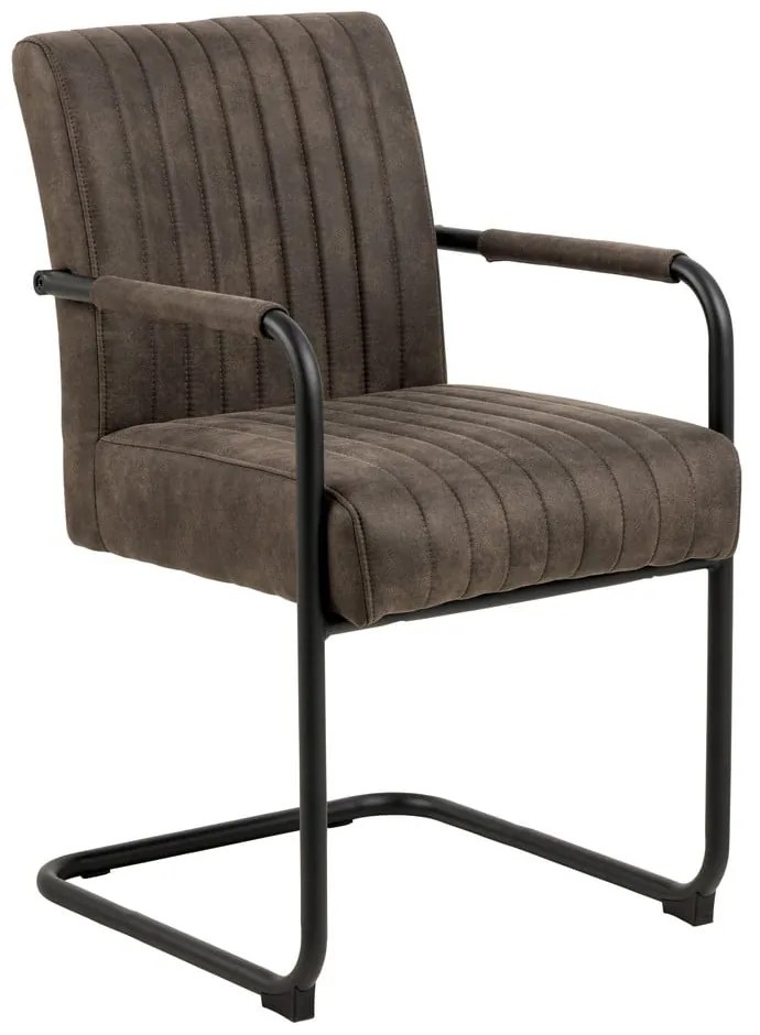 Тъмносиви трапезни столове в комплект от 2 броя Adele - Actona