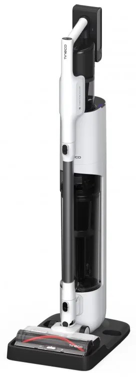 Безкабелна прахосмукачка Tineco Pure ONE Station 5, 450W, 2 режима, 0.45 л + 2.5 л станция, Автономия 70 мин, iLoop сензор, PureCyclone технология, Самопочистване, Бял