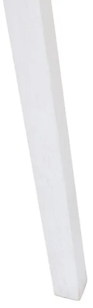 Модерна подова лампа трипод бяла с абажур бял 50 см - Tripod Classic