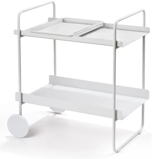 Метална маса за сервиране на колела 40,5x61 cm A-Cocktail - Zone