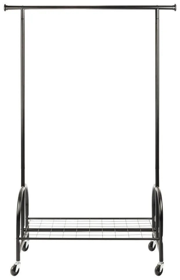 Черен метален стелаж за дрехи Profi - Wenko