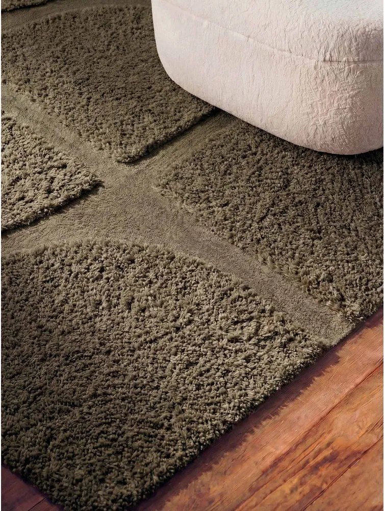 Ръчно изработен килим в цвят каки 120x180 cm Lambeth Jasper – Ted Baker