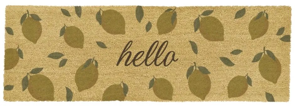Изтривалка от кокосови влакна 40x120 cm Hello Lemons – Artsy Doormats