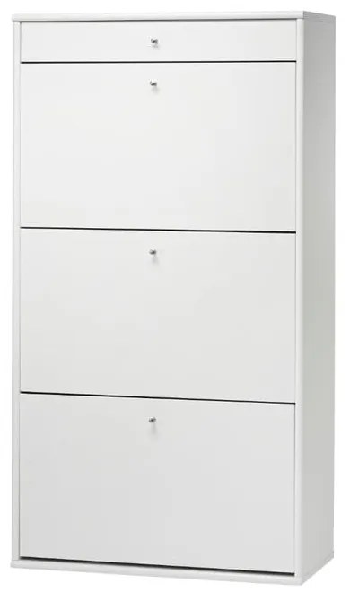 Бяла етажерка за обувки Mistral White - Hammel Furniture
