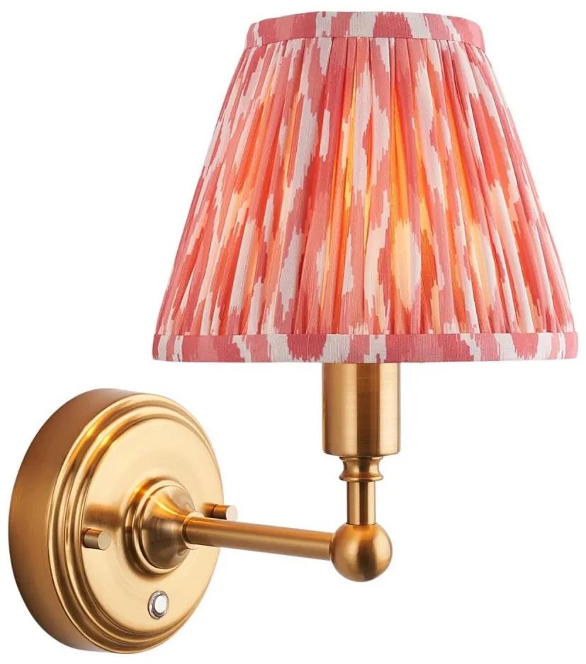 Endon 114817 - LED Димируем акумулаторен стена лампа BURLEY LED/1,5W/5V месинг/розов