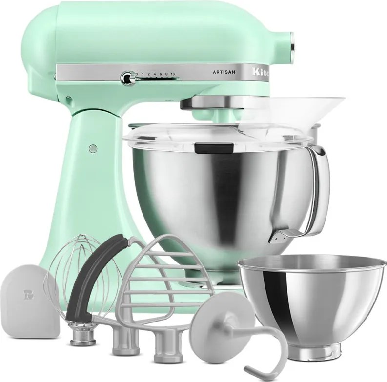 Планетарен миксер KitchenAid Artisan Spearmint Color of the year 2026 5KSM195PSESD, 300W, 4.7 л, ти, Мента