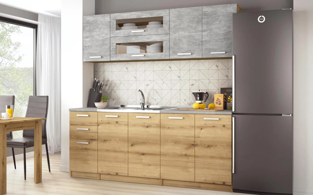 Кухня с включен термоплот Дарина