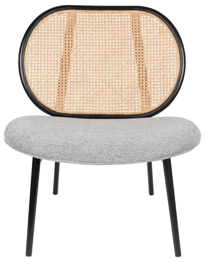 Сиво-кафяв фотьойл Spike - Zuiver