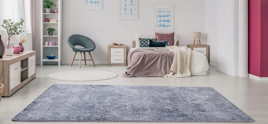 Килим colore colori ostia 7100-сив - син-160 x 230 см.