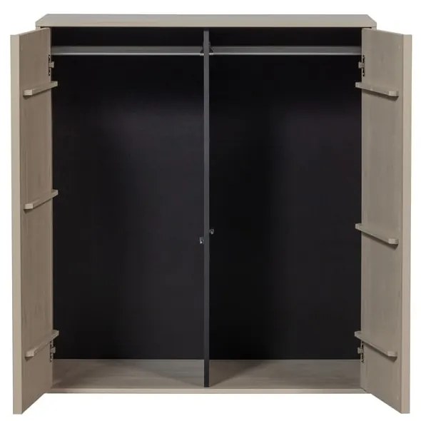 Кремав модулен шкаф от борова дървесина 100x110 cm Daily - vtwonen