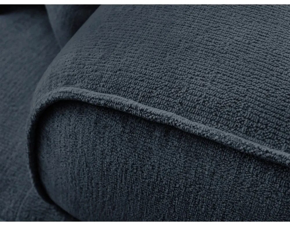 Тъмносин шенилов диван 237 cm Whesley – Bobochic Paris