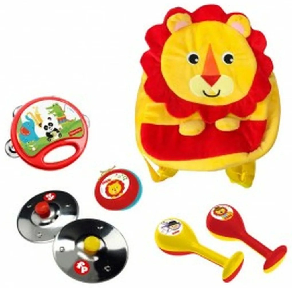 Musical set Fisher Price Лъв Детска раница