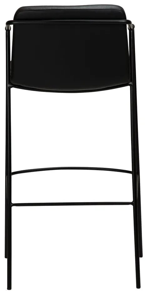 Черен бар стол от изкуствена кожа, височина 95 cm Boto - DAN-FORM Denmark