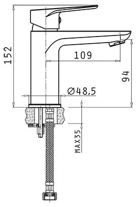 Смесител за мивка Libreto