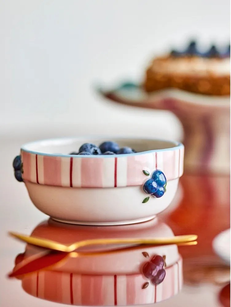 Розови/кремави керамични купички в комплект 4 бр. за супа 295 ml Carry – Bloomingville