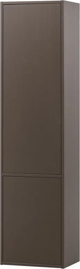 Тъмнокафяв модулен шкаф от масивен бор 55x215 cm Meggy – WOOOD