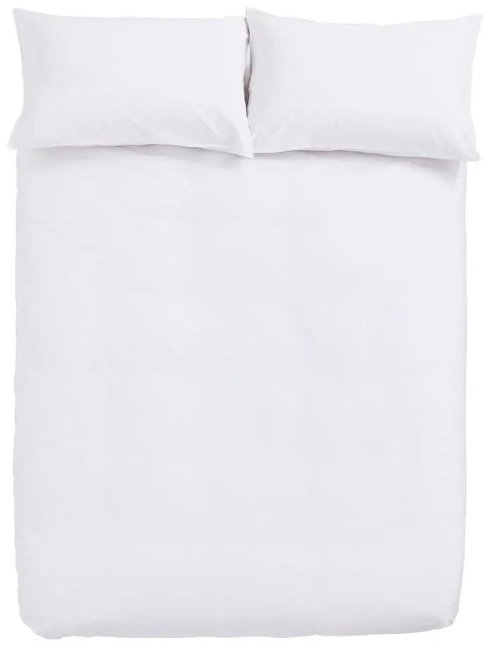 Бяло памучно единично спално бельо 135x200 cm - Bianca