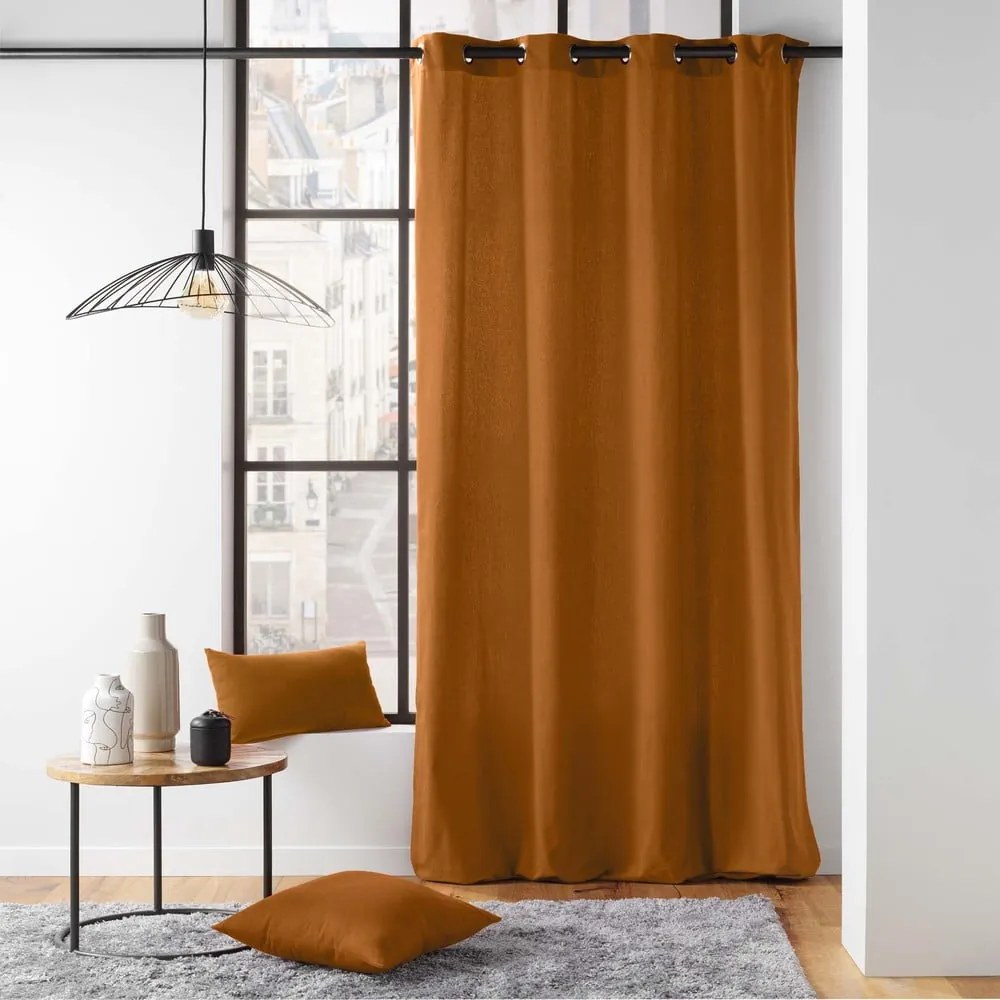Кафяво перде 135x260 cm Twily – douceur d'intérieur