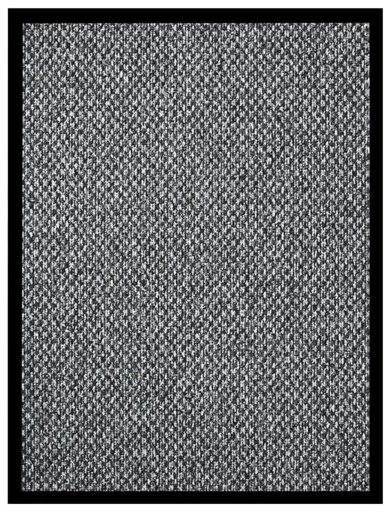 331573 vidaXL Изтривалка, сива, 60x80 см