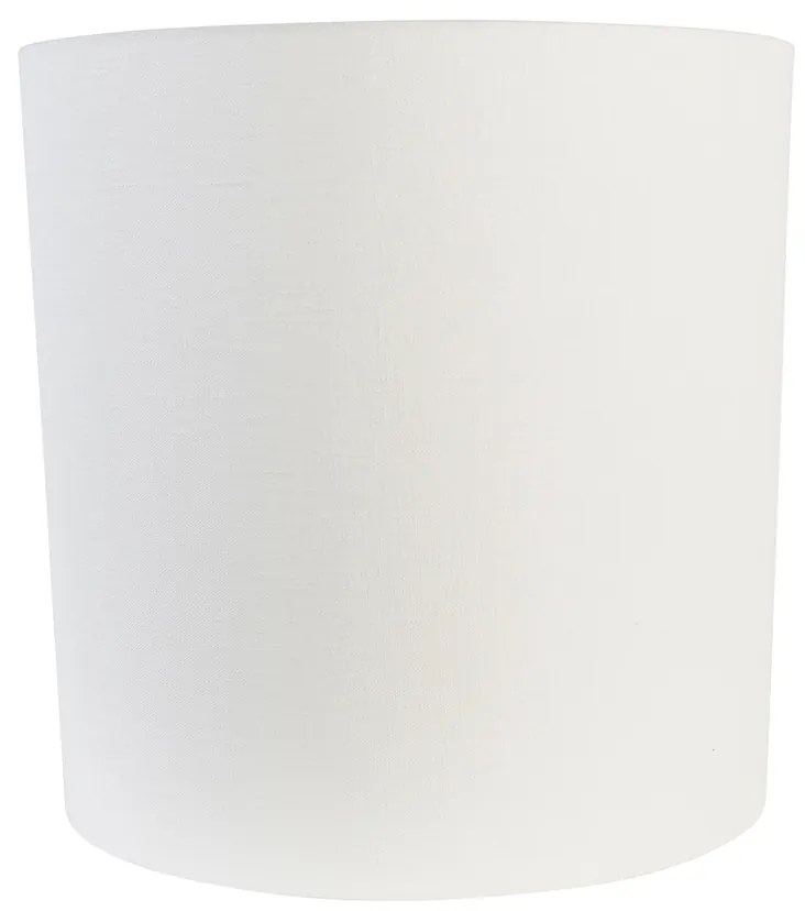 Текстилен абажур бял цилиндър 40/40/40