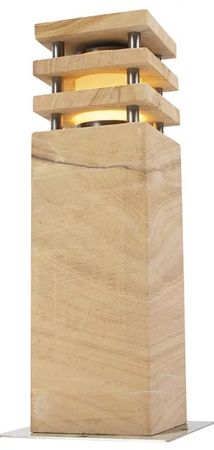 Модерна подова лампа за външен монтаж пясъчник 40 см - Grumpy