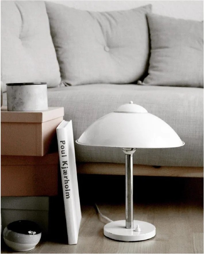 Табуретка за крака Natural Clear/Grey Senza - Karup Design