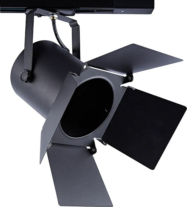 Прожектор за двупроводна шина 238TLB2W, черен мат, 1хЕ27