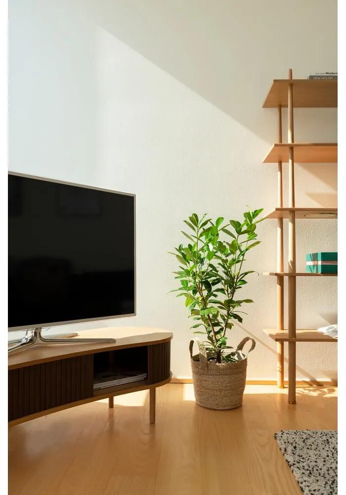 Масичка за телевизор в дъбов декор в естествено кафяво 140x40 cm Audacious - UMAGE