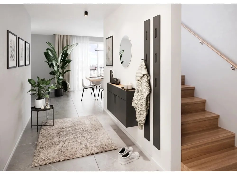 Антрацитно шкафче 110x57x22 cm Ameca – Germania