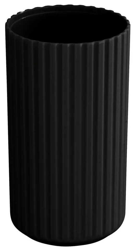 Черна чаша за четки за зъби Minas - Allstar