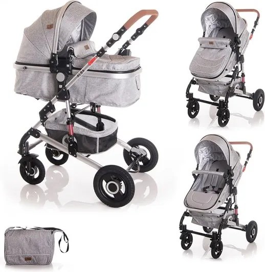 Детска количка ALBA PREMIUM LORELLI - LIGHT GREY