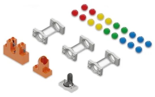 Комплект приспособления за асансьорни писти, 24 бр. - Hubelino