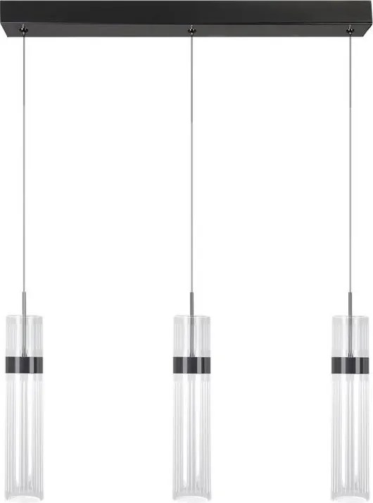 LED полилей на кабел AMBIENTE 3xLED/6W/230V 3000/4000/6000K черен