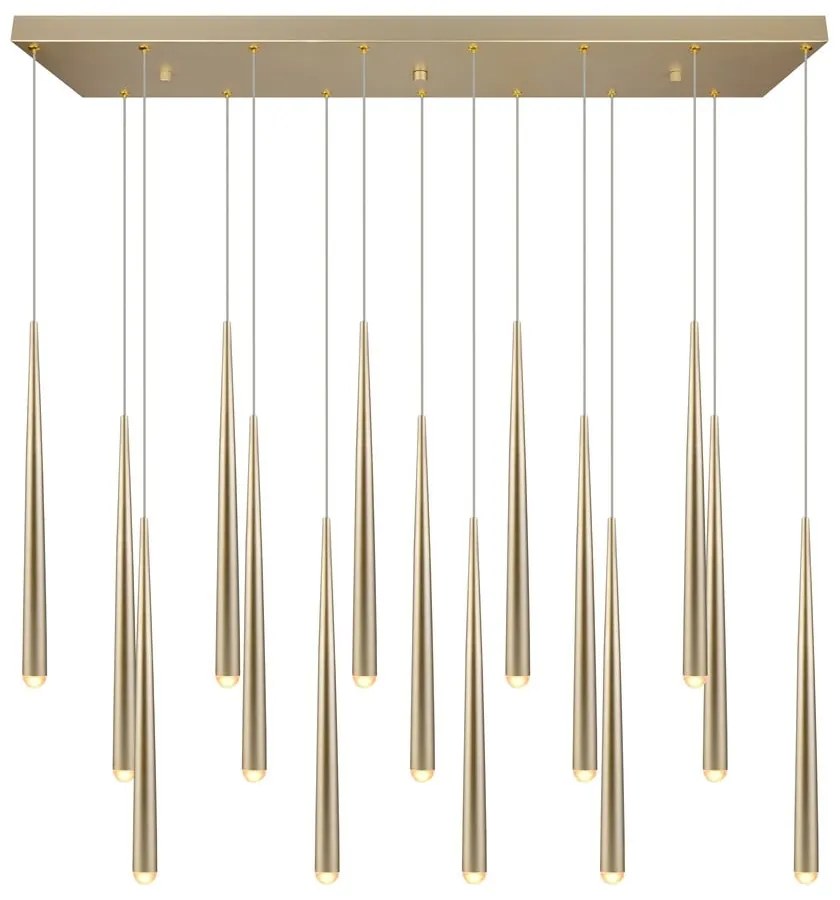 LED висящо осветително тяло в златист цвят Cala – Trio Select