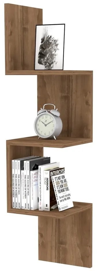 Монтиран на стената ъглов рафт Zikzak - Puqa Design