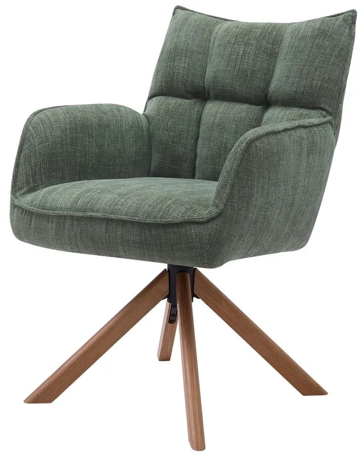 Зелени тапицирани трапезни столове в комплект 2 бр. Marilla – Unique Furniture