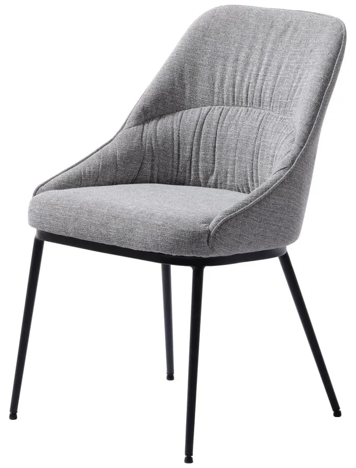 Сиви трапезни столове в комплект от 2 броя Meridian - Unique Furniture