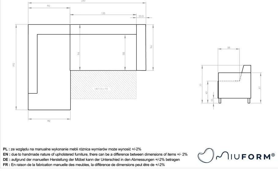 Светлосив разтегателен/с място за съхранение ъглов диван (ляв ъгъл/L форма) Classy Sophie – Miuform