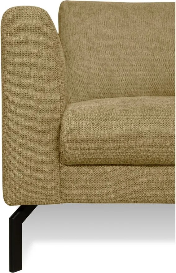 Ъглов диван в цвят горчица (десен ъгъл) Gomero – Scandic