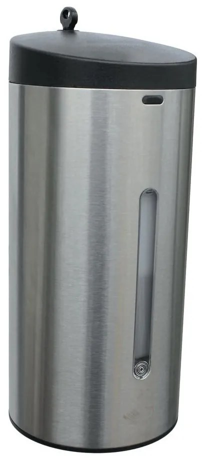 Матово сребрист автоматичен диспенсер за сапун от неръждаема стомана 650 ml – Sapho