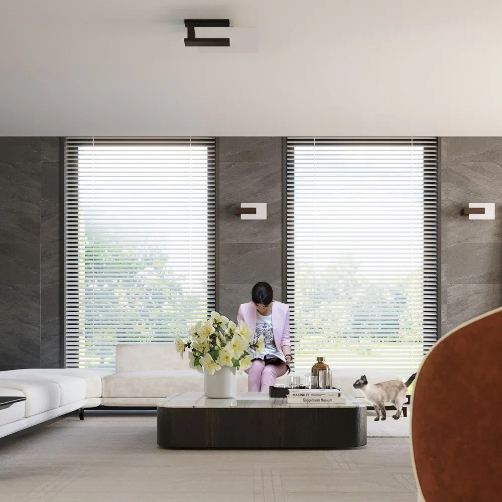 Тъмнокафява стенна лампа Parola – Sollux