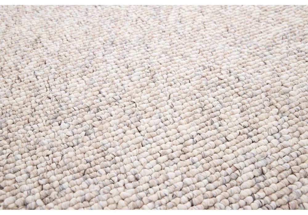 Кремав килим 80x150 cm Petra Liso – Universal