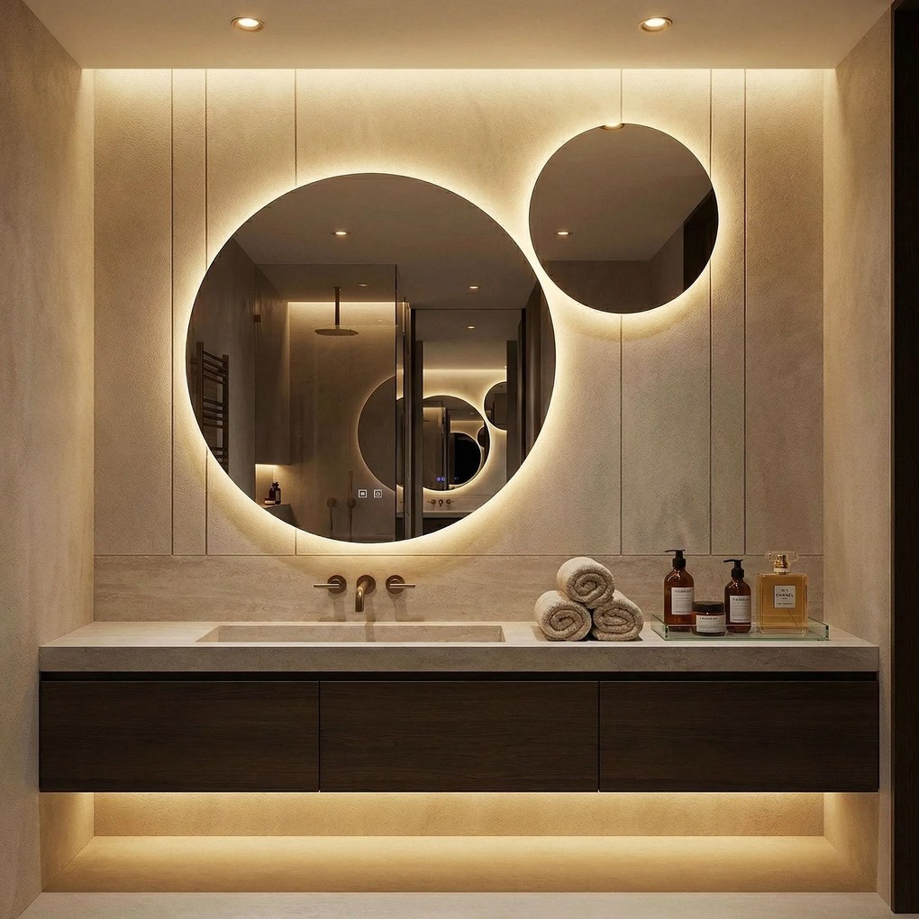 Огледало LED R-8040 80cm + 40cm