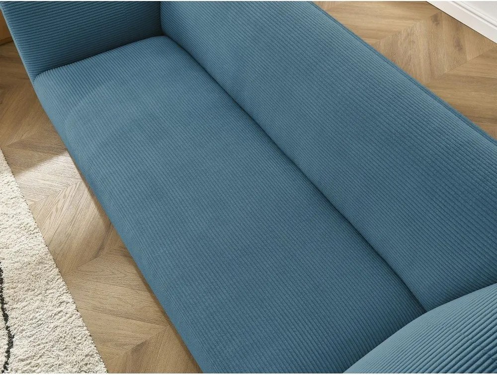 Син диван от рипсено кадифе 242 cm Giorgia – Bobochic Paris