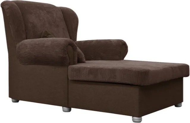 Тъмнокафяво кресло от рипсено кадифе Lord – Ropez
