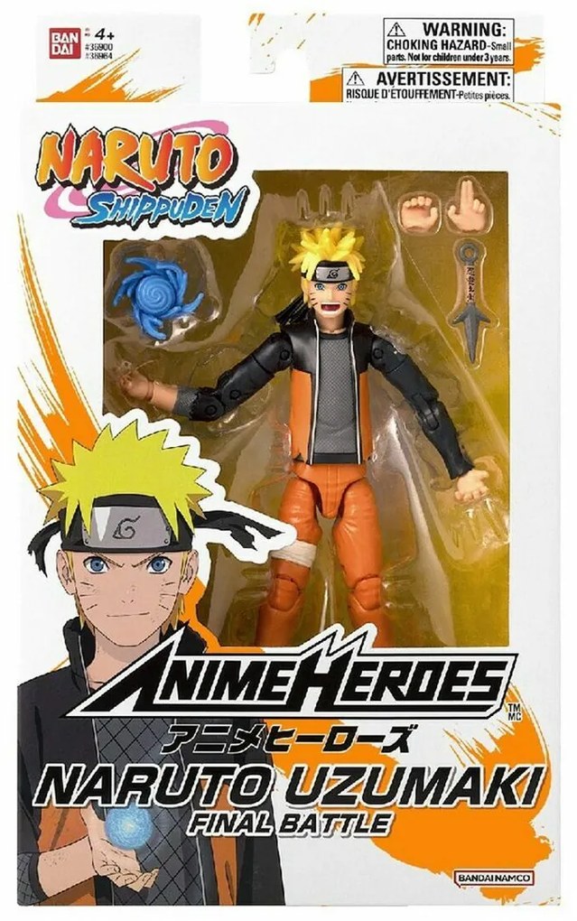 Декоративна фигурка Bandai Naruto Ukumaki - Final Battle 17 cm