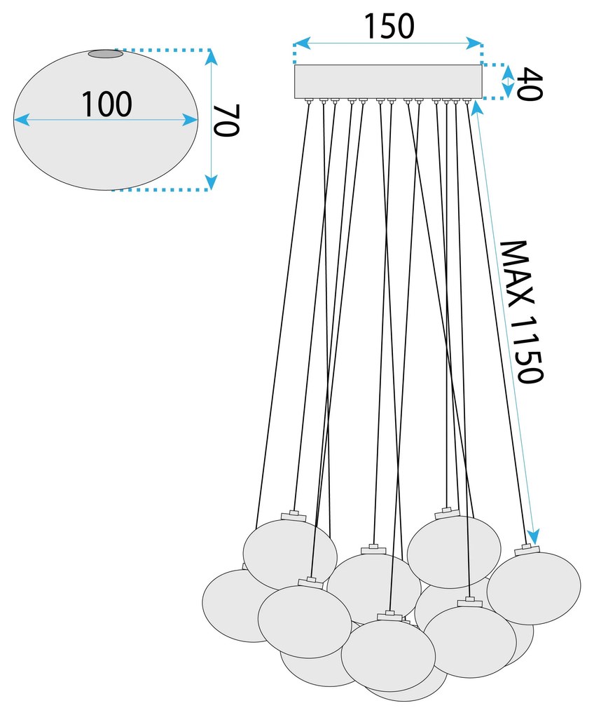 Пендел MS025-13CP Chrome