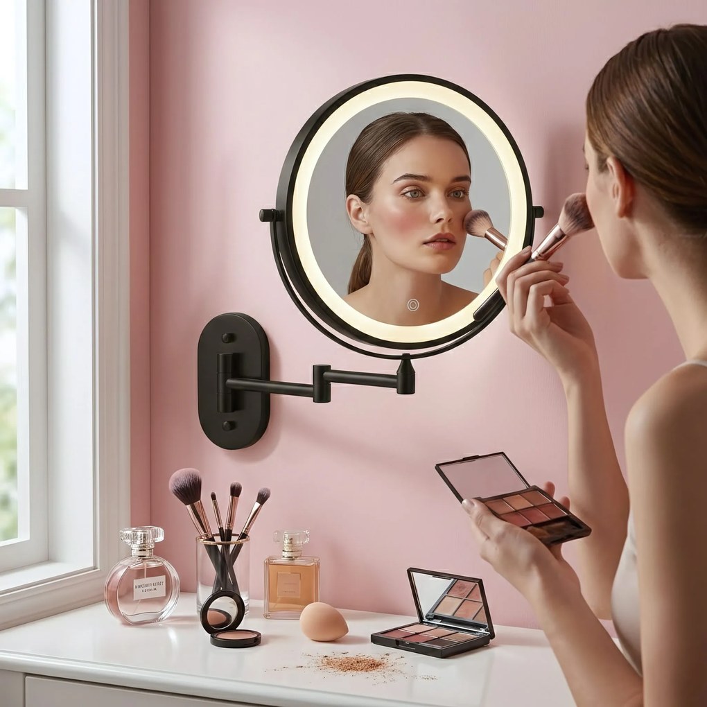 Огледало LED Glow Black