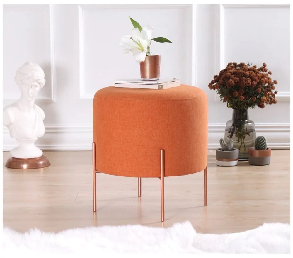 Оранжева табуретка Copper – Artie